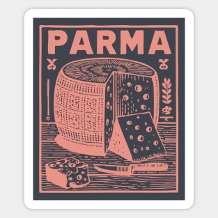 Parma Italy - Retro Culinary Design Magnet